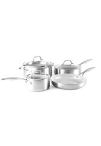 Kochgeschirr-Set Venice Pro Evershine Silber - Metall - 26 x 14 x 26 cm