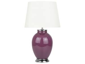 Lampe de table BRENTA Mauve - Blanc