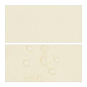 Quadratisches PES Sonnensegel beige Beige - Textil - 200 x 1 x 200 cm