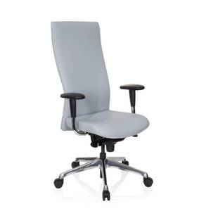 High End Bürostuhl OFFICE-TEC Grau - Textil - 58 x 131 x 54 cm