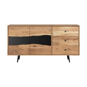 Buffet Alabama Marron - Bois massif - 145 x 75 x 40 cm