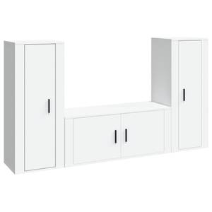 TV-Schrank 3er Set D862 Weiß