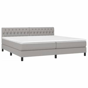 Boxspringbett 3017265-24 Hellgrau - Breite: 200 cm