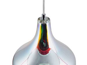 Lampe suspension SANGONE Argenté - Verre - 23 x 148 x 23 cm