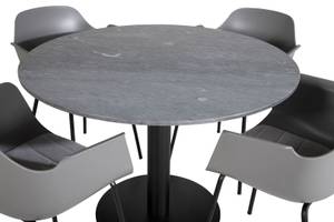 Essgruppe Estelle 42 (5-teilig) Grau - Massivholz - 106 x 75 x 106 cm