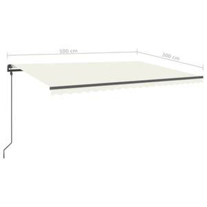 Markise 3006677-1 Creme - 300 x 500 cm