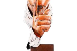 Metall Skulptur Keeper of Mystery Beige - Metall - 70 x 20 x 20 cm