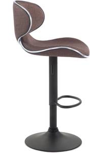 Tabouret de bar Las Vegas V2 Lot de 2 Marron - Noir