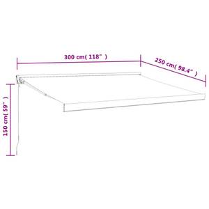 Markise 3000957-1 250 x 300 cm