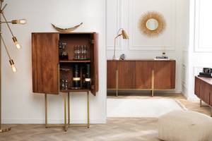 Highboard GATSBY Braun - Massivholz - Holzart/Dekor - 80 x 125 x 40 cm