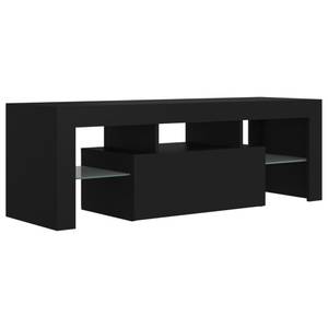 TV-Schrank mit LED-Leuchten D638 Schwarz