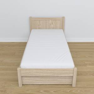 Einzelbett N02 mit Schublade Eiche Hell - 90 x 180 cm