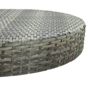 Ensemble de bar de jardin Gris - Matière plastique - Polyrotin - 76 x 106 x 76 cm