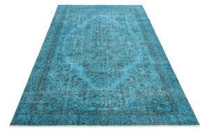 Tapis Ultra Vintage CCLXXIX Turquoise - Textile - 142 x 1 x 264 cm