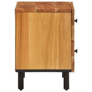 Nachttisch DE641 Braun - Holzwerkstoff - 40 x 46 x 33 cm