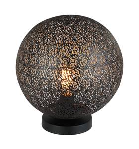 Tischleuchte Steel Sphere Schwarz - Metall - 30 x 30 x 32 cm