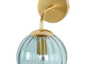 Wandlampen BOOMI Blau - Gold