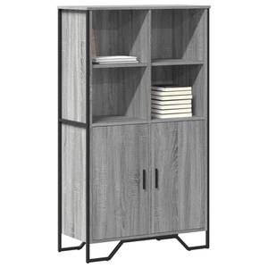 Highboard DE7434 Grau - Holzwerkstoff - 36 x 138 x 80 cm