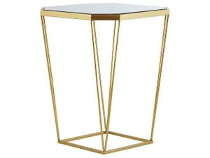 Couchtisch SIERRA 2-tlg Gold - Glas - 45 x 50 x 26 cm