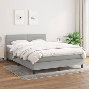 Boxspringbett 3017287-15 Hellgrau - Tiefe: 203 cm