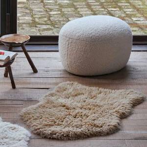 Teppich Woolly Beige - Naturfaser - 75 x 5 x 110 cm
