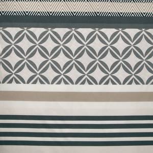 Bettwäsche 207174 2-teilig Braun - Grau - Textil - 135 x 1 x 200 cm