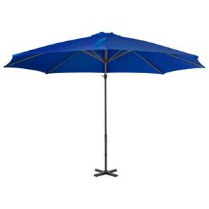 Parasol en porte-à-faux Bleu