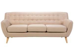 3-Sitzer Sofa MOTALA Beige - Eiche Hell