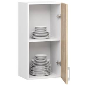 Hängeschrank LIMA 40 1T Braun - Weiß - Holzwerkstoff - 40 x 72 x 31 cm