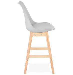 Mittelhoher Snackhocker CAMILA Beige - Grau - Braun