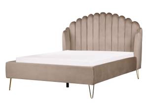 Doppelbett AMBILLOU Beige - Gold - Taupe - Breite: 157 cm