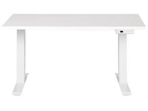 Table à hauteur ajustable DESTINES Blanc - Bois manufacturé - 120 x 63 x 72 cm