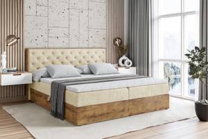 Boxspringbett LOLLI3 Beige - Breite: 120 cm - H3