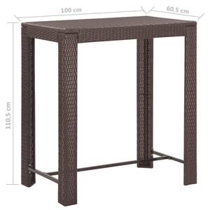 Garten-Bar-Set (5-teilig) 3012235 Braun