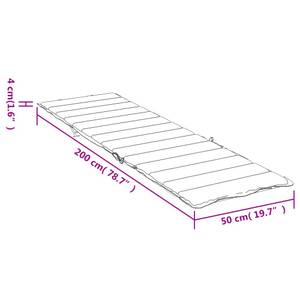 Sonnenliegen-Auflage 3005774-4 Grün - Pink