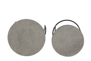 Table d'appoint RENGO lot de 2 Gris