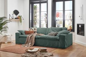 Sofa NETTA XL 3-Sitzer Cord Petrol