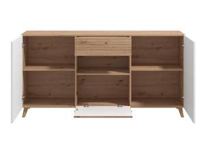 Buffet bas EZGI Beige - Bois manufacturé - 41 x 87 x 173 cm