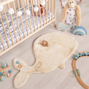 Kinderteppich Huggy Walvis Creme