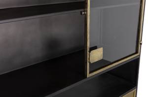 Vitrinenschrank Pack Gold - Metall - 38 x 190 x 110 cm