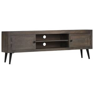 TV-Schrank D777 Grau - Massivholz - 30 x 45 x 140 cm