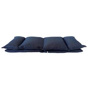 Chaise de méditation Calla Bleu - Textile - 29 x 135 x 54 cm