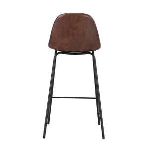 Tabouret de bar Henrik (Lot de 2) Marron foncé