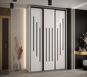 ARMOIRE À PORTES COULISSANTES DAVOS 8 Blanc - Largeur : 150 cm