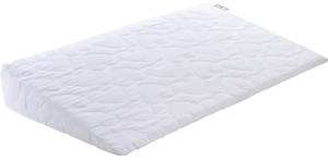 Coussin en forme de coin 35x70 cm Tissu - Blanc