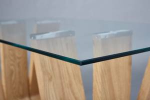 Couchtisch Nira Braun - Glas - 110 x 45 x 60 cm