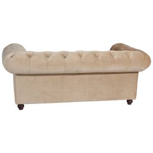 Orleans Sofa 2-Sitzer Beige - Textil - Holz teilmassiv - 196 x 77 x 100 cm