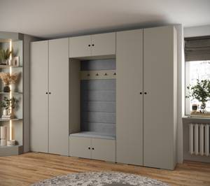 Garderobe Inova 2 Z9 Schwarz - Grau - Schwarz