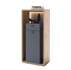 Highboard Liam 9 Grau - Holzwerkstoff - Holzart/Dekor - 66 x 141 x 40 cm