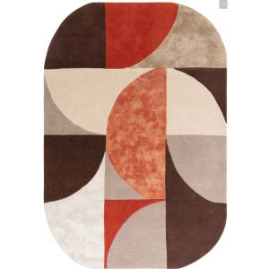 Tapis de salon moderne en laine LAVO Orange - 200 x 300 cm